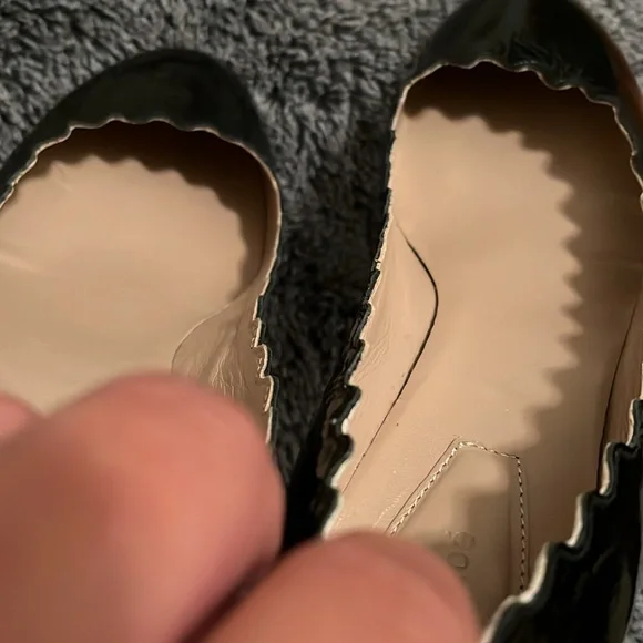 Chloe Black patent solid heels size 37 EUR 6,5 USA. - Picture 11 of 15